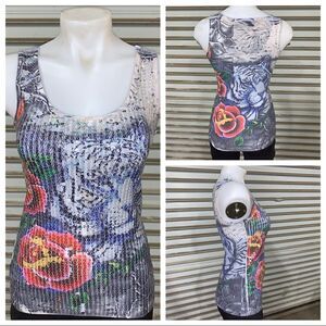 Saywhat ? Sequine T-shirt shirt sleeve